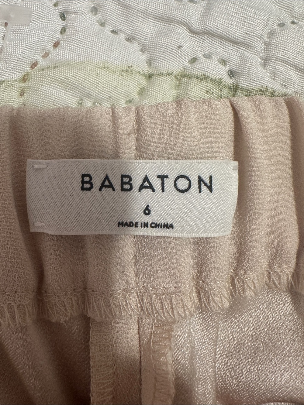 Babaton Aritzia Beige Conan Pant Trousers Size 6 Women’s - Picture 9 of 11